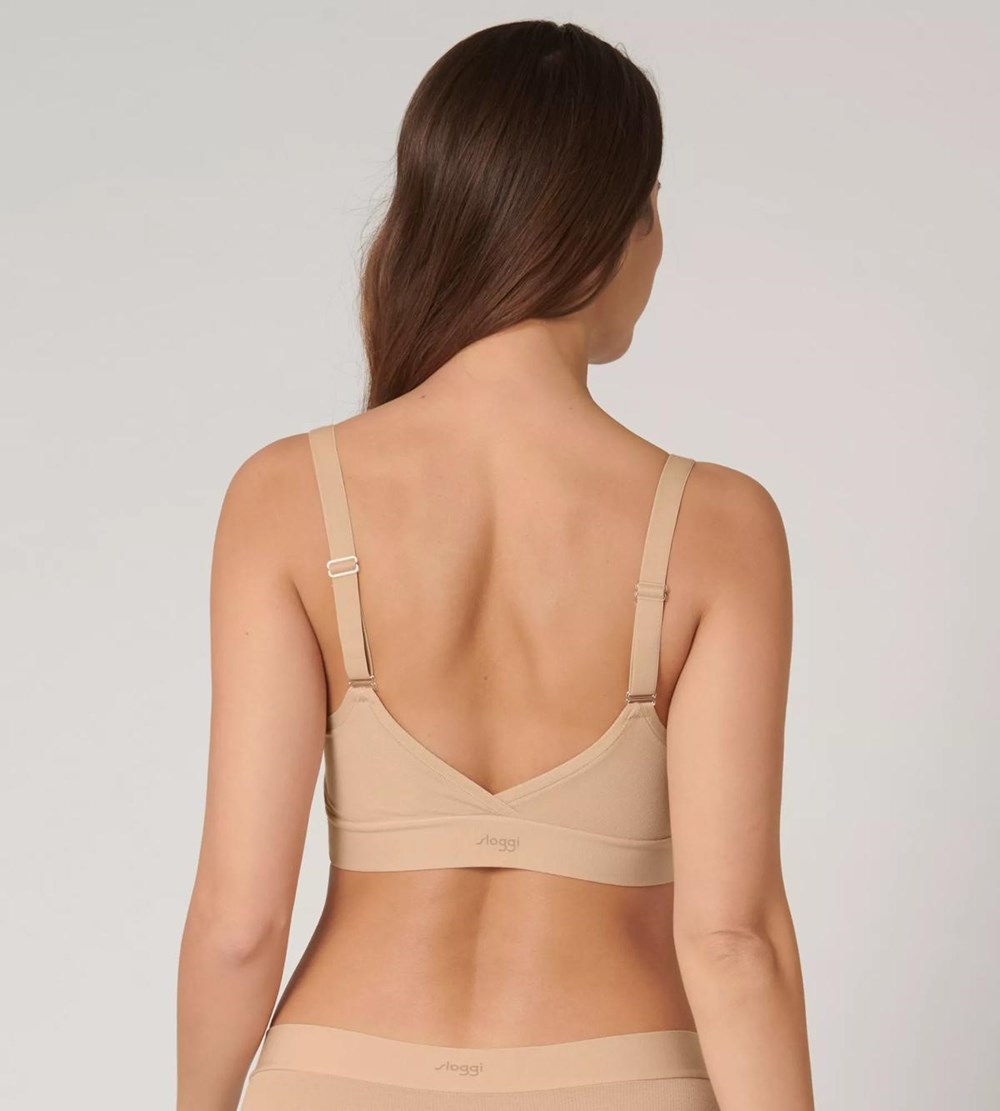 Sloggi Go Allround Padded Bra Peanut Butter | 52019-MHQS