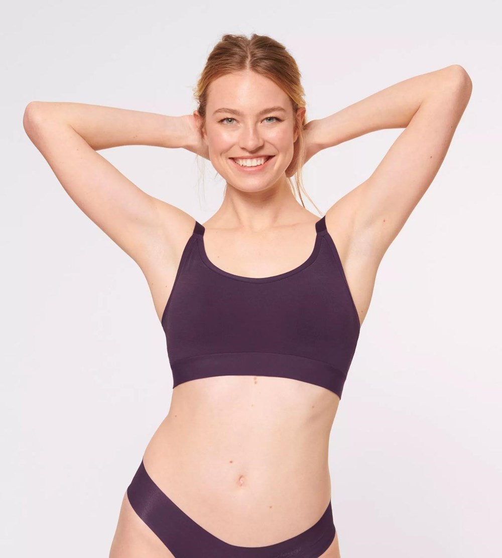 Sloggi Go Allround Padded Bra Plum | 65810-NLUS