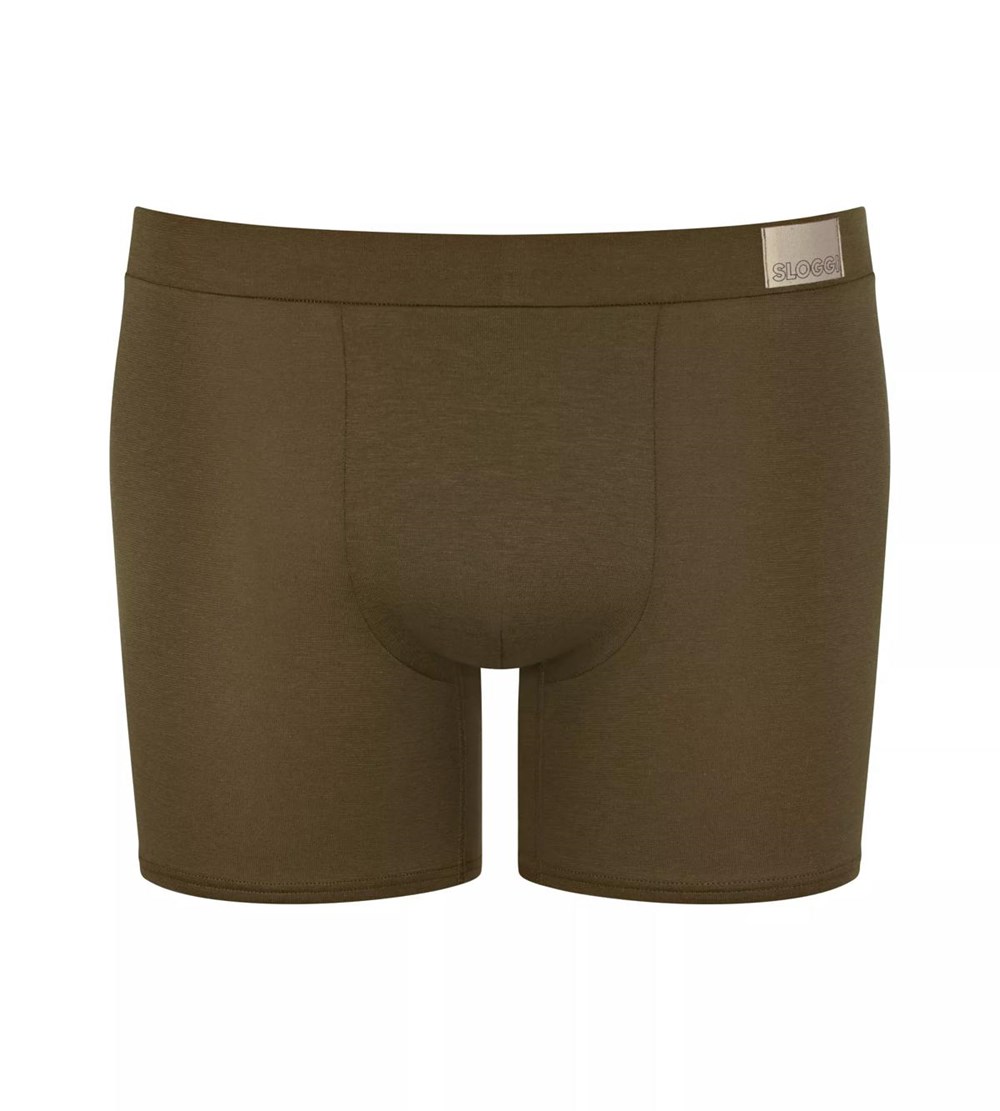 Sloggi Go Natural Shorts Brown - Dark Combination | 50492-JWFL