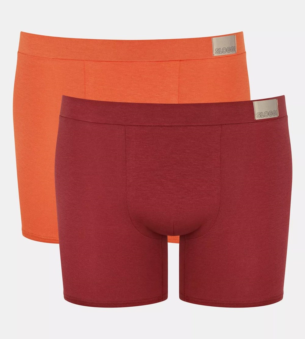 Sloggi Go Natural Shorts Orange - Dark Combination | 45029-XNGW