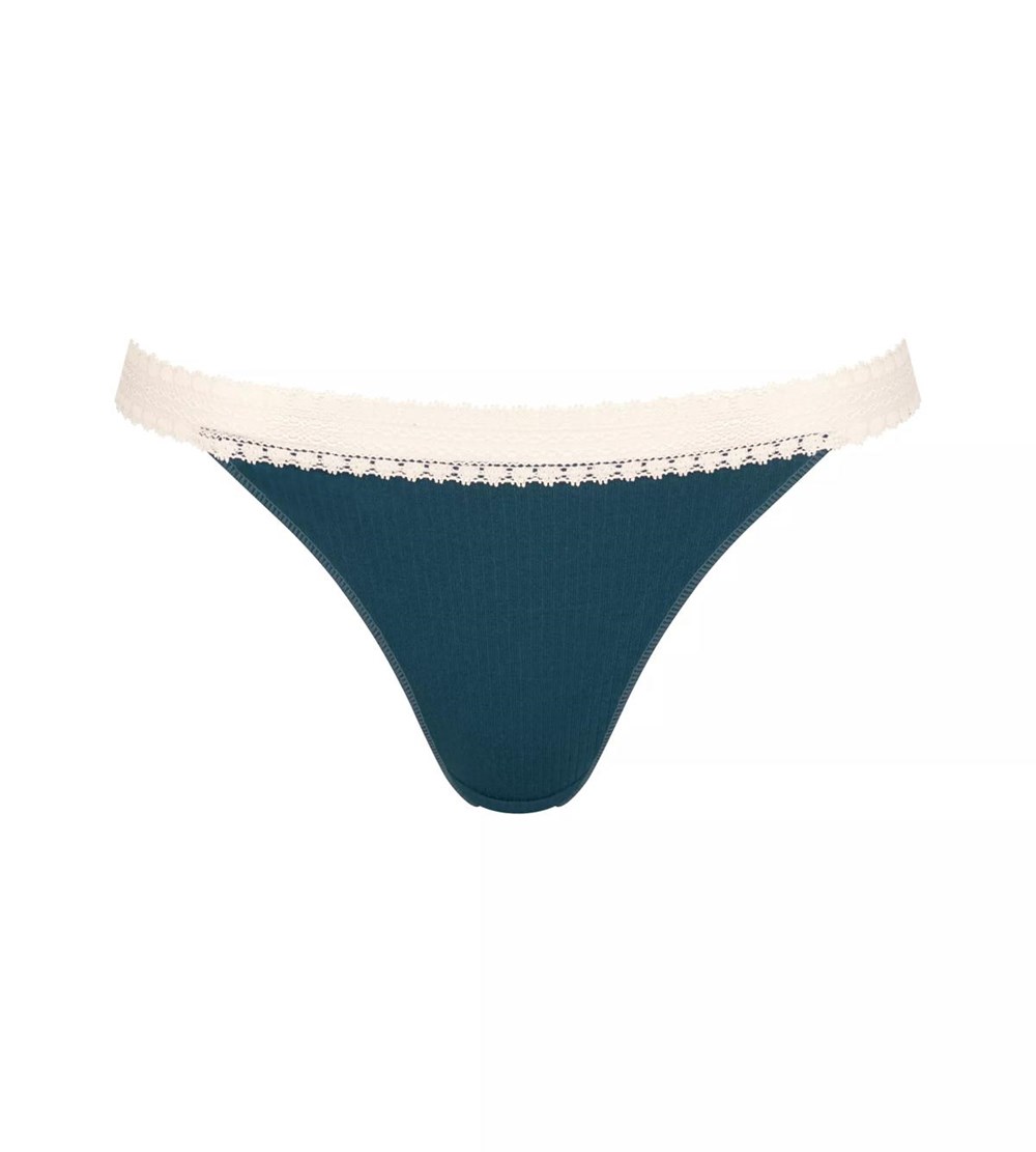 Sloggi Go Ribbed Brazilian Brief Blue - Light Combination | 57134-OIXC