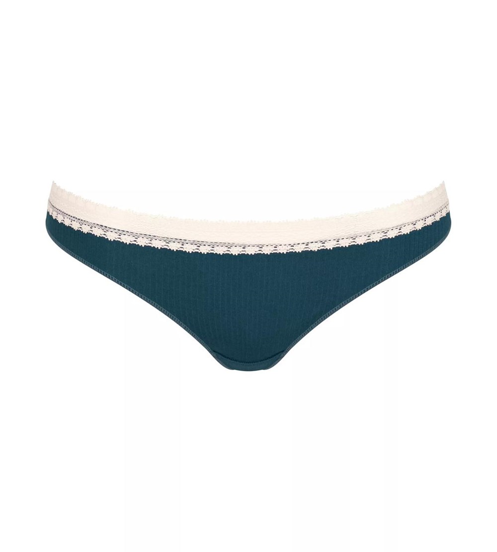 Sloggi Go Ribbed Brazilian Brief Blue - Light Combination | 59380-FBTZ