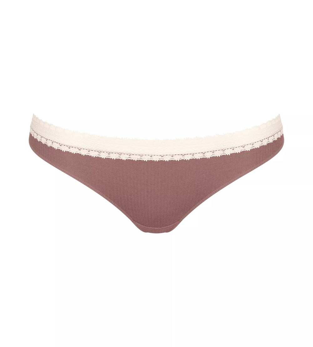 Sloggi Go Ribbed Brazilian Brief Brown - Light Combination | 20587-YWIG