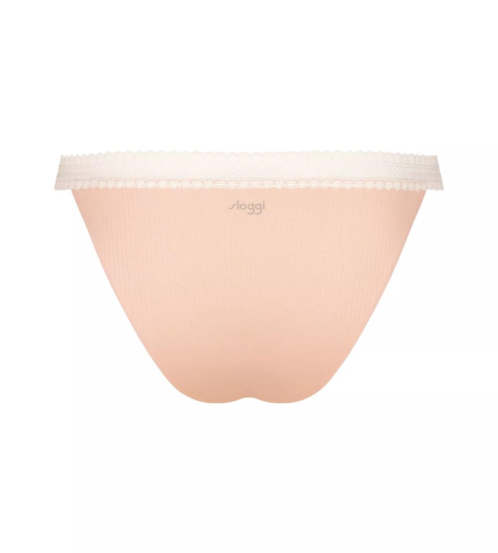 Sloggi Go Ribbed Brazilian Brief Powder orange | 61250-DJVH