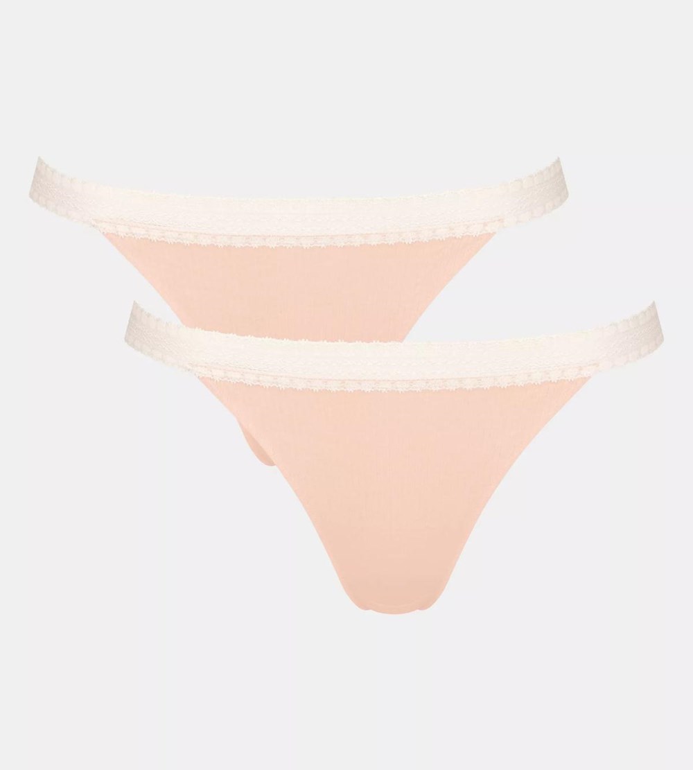 Sloggi Go Ribbed Brazilian Brief Powder orange | 61250-DJVH