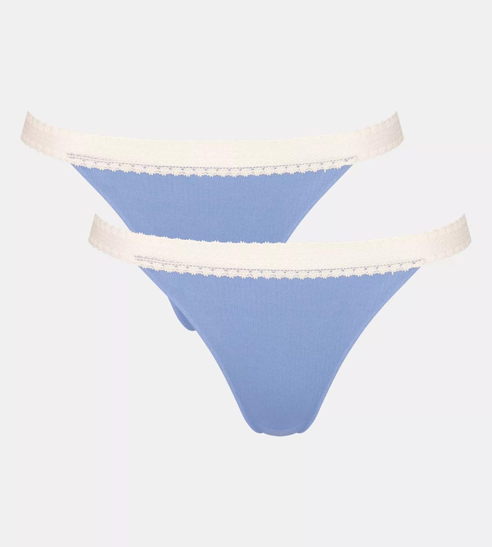 Sloggi Go Ribbed Brazilian Brief Riviera | 62810-KUPQ