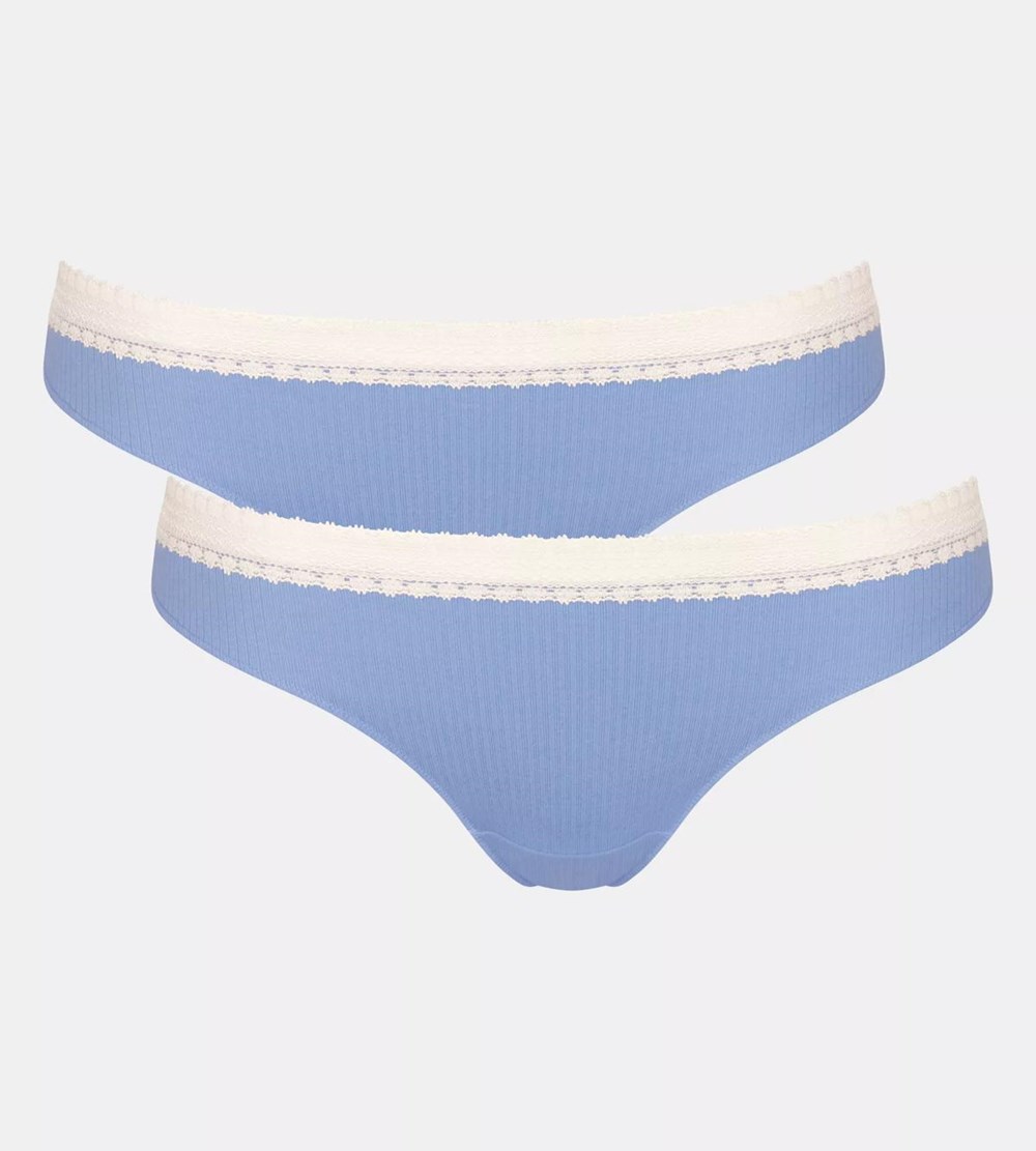 Sloggi Go Ribbed Brazilian Brief Riviera | 82356-XYSW