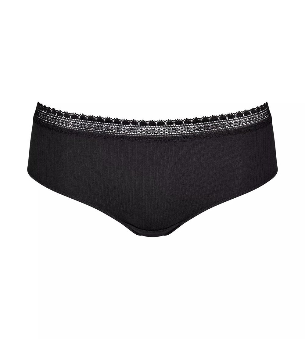 Sloggi Go Ribbed Hipster Black Combination | 12670-QZHT