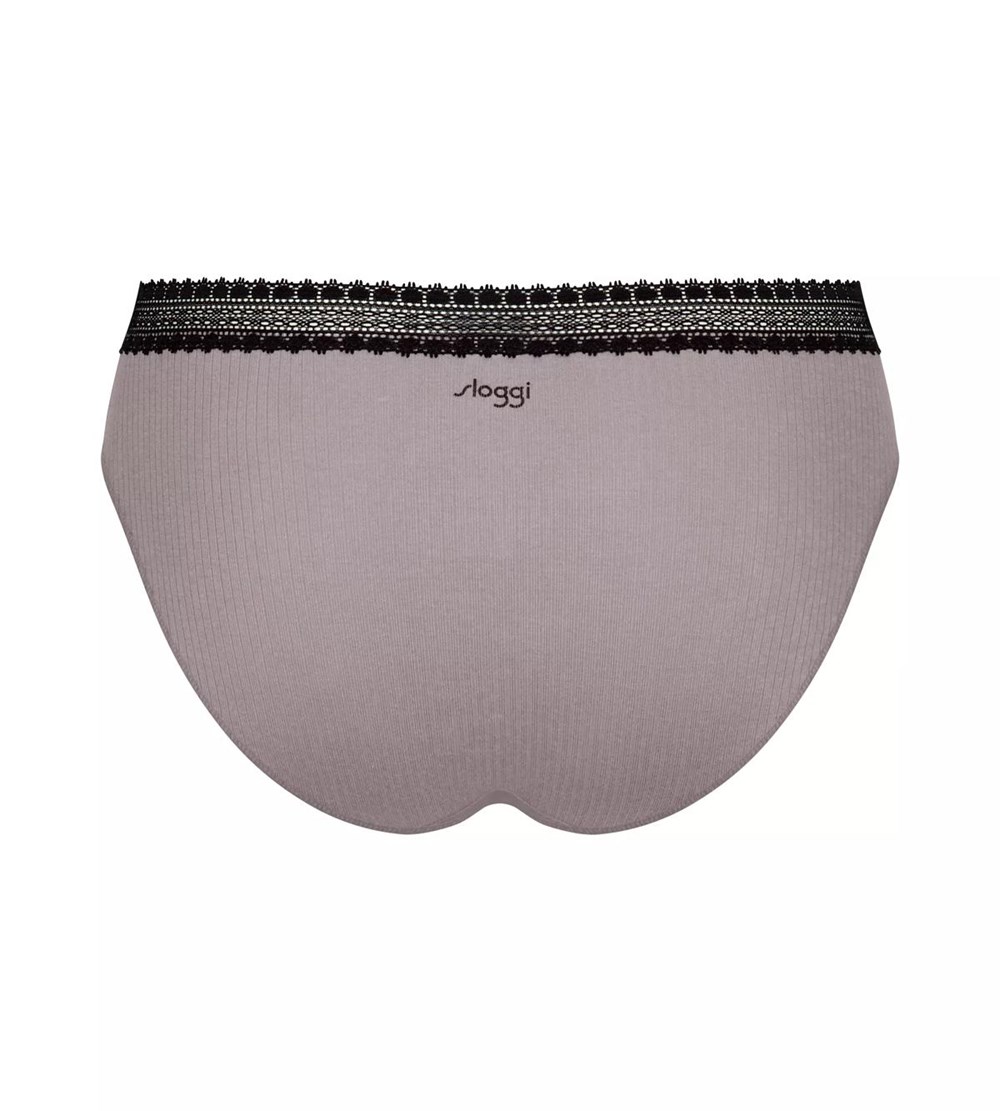 Sloggi Go Ribbed Tai Brief Black Combination | 28361-VDEU