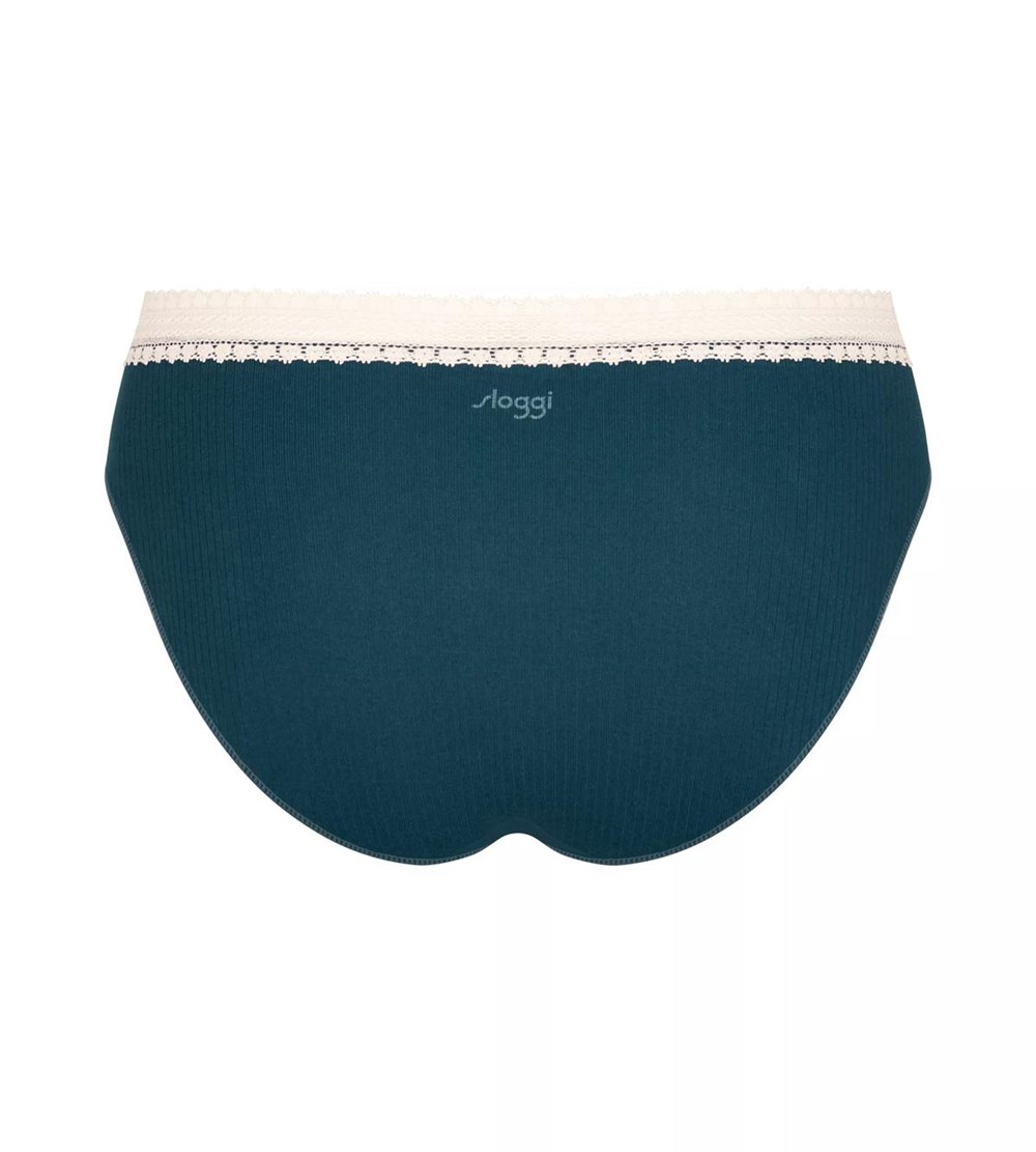 Sloggi Go Ribbed Tai Brief Blue - Light Combination | 20416-UGYV