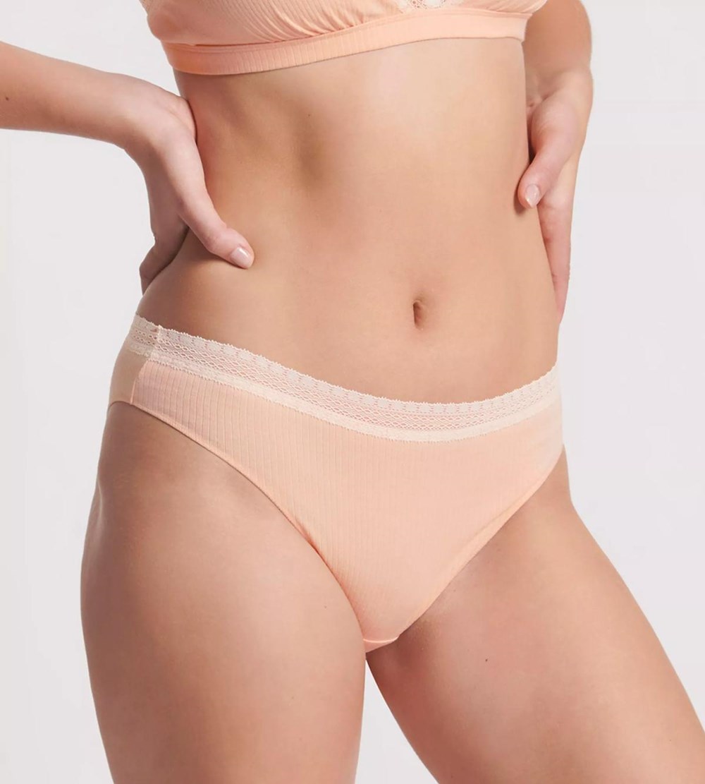 Sloggi Go Ribbed Tai Brief Powder orange | 80152-KEDG