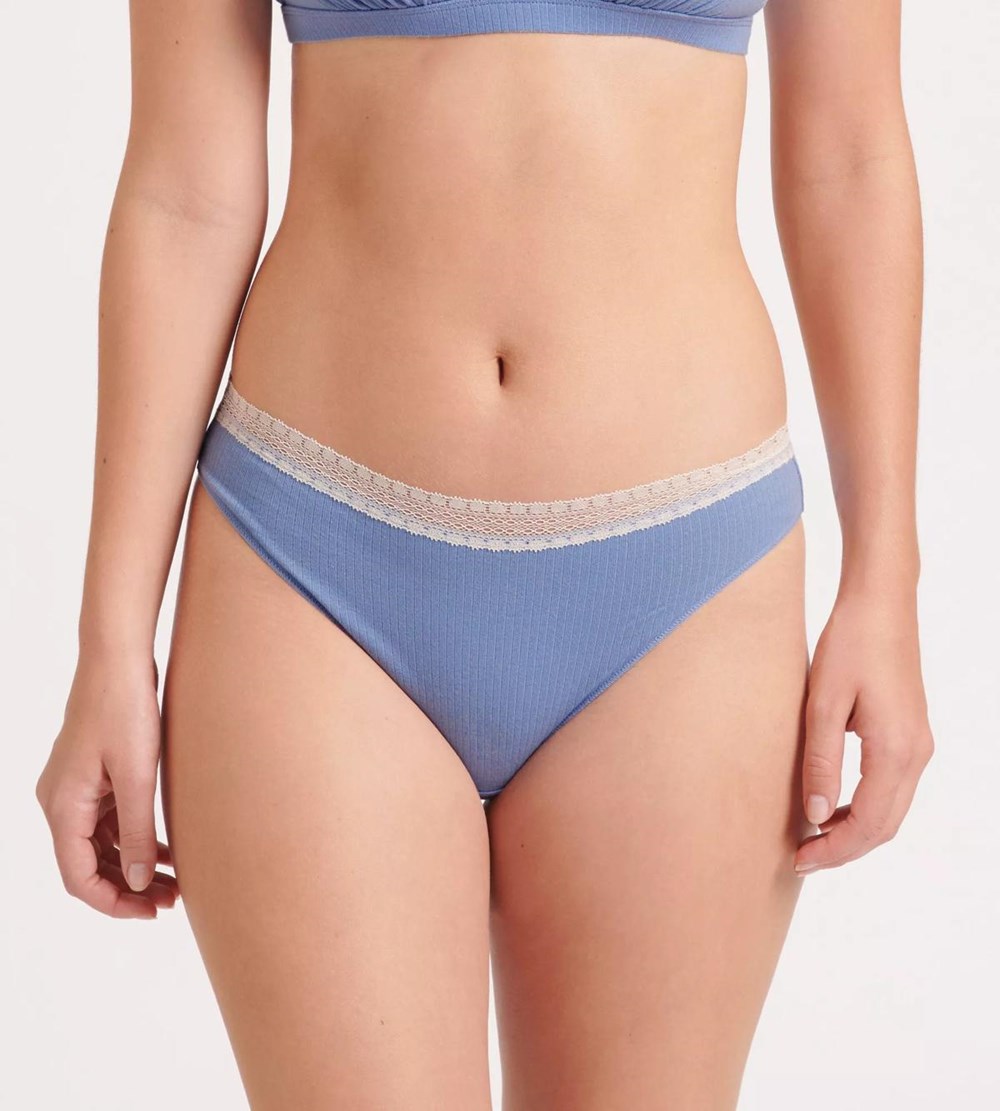 Sloggi Go Ribbed Tai Brief Riviera | 87615-CMIW