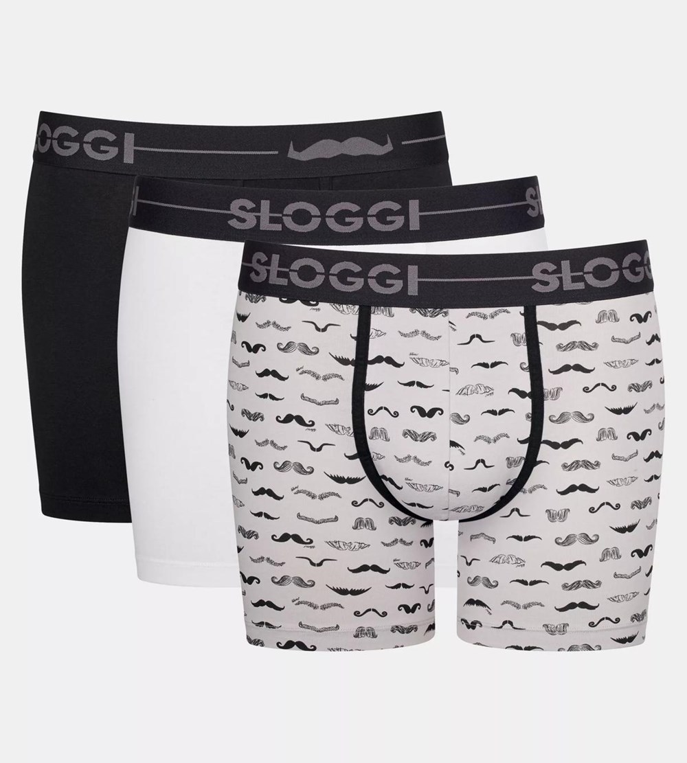 Sloggi Go Shorts Grey Combination | 98074-FWAU