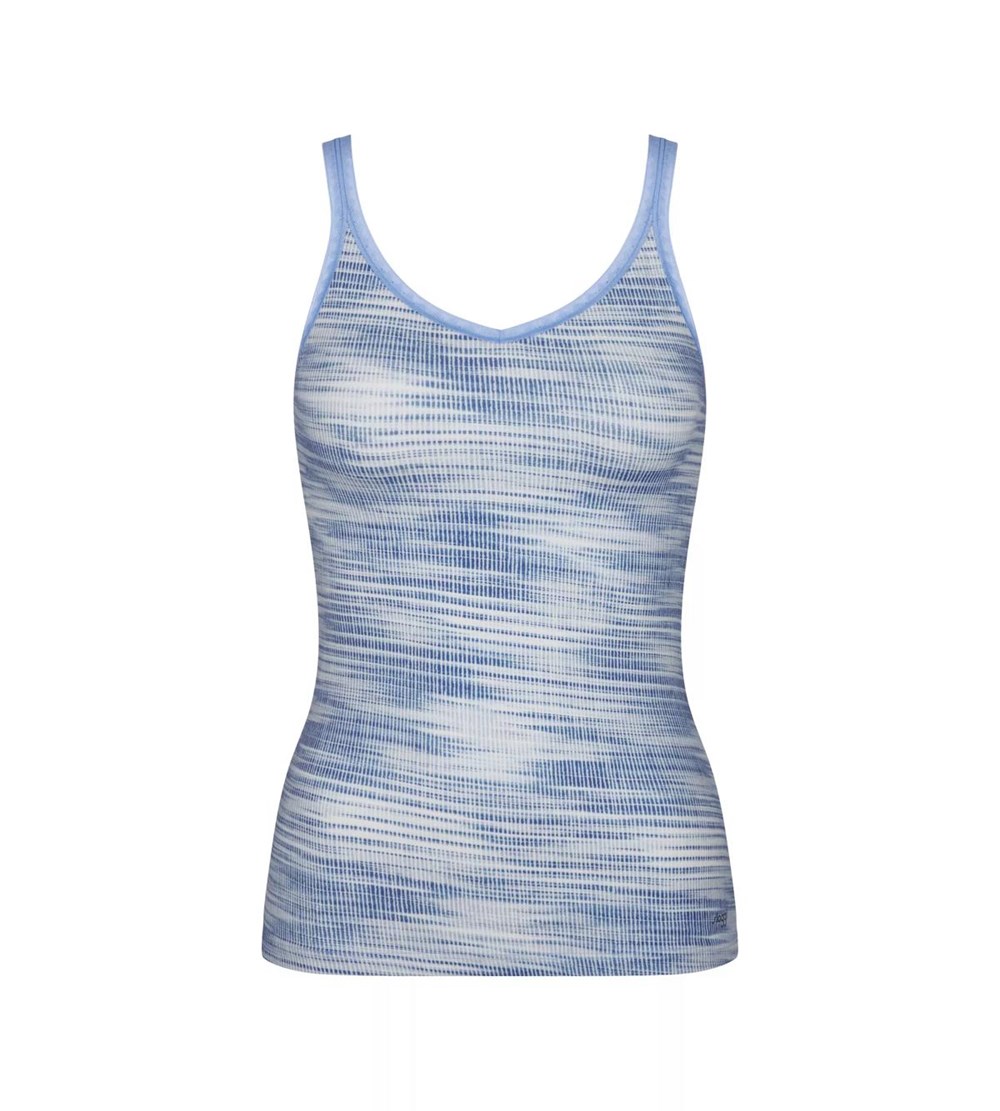 Sloggi Go Top With Spaghetti Straps Blue - Dark Combination | 04681-AHUX