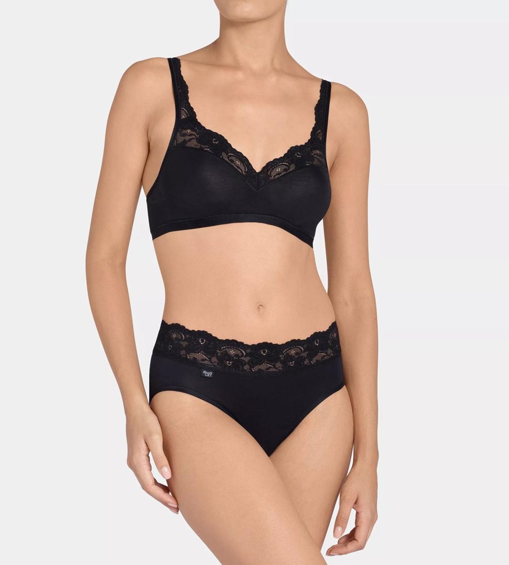 Sloggi Romance Bralette Black | 78501-XSRL