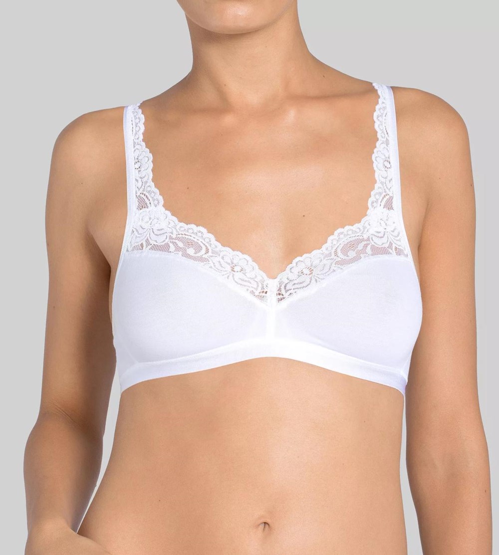 Sloggi Romance Bralette White | 45726-OBAD