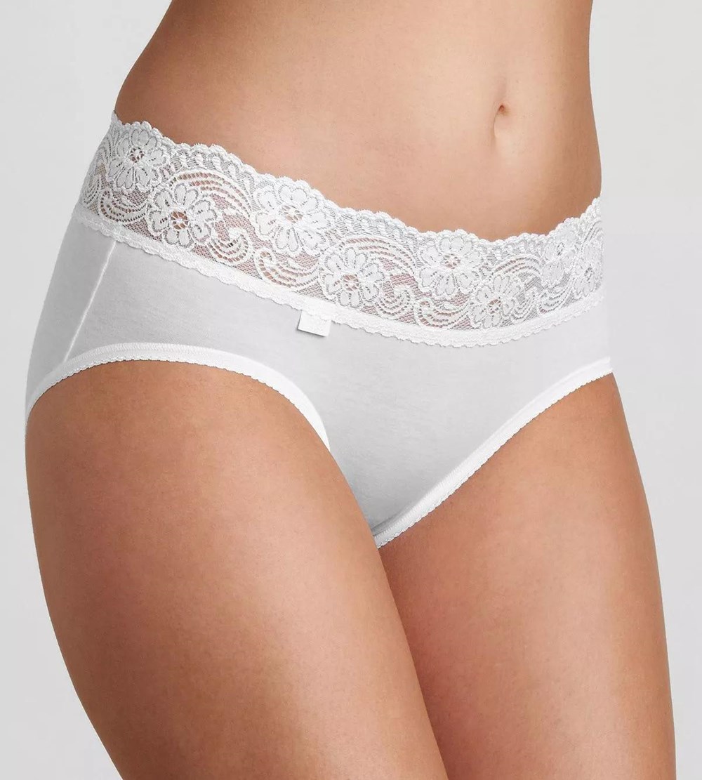 Sloggi Romance Midi White | 63751-RYGF