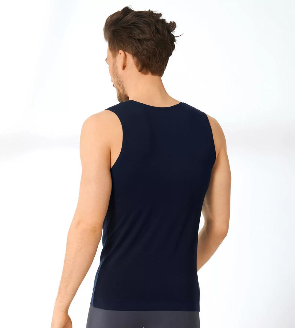 Sloggi S By Ever Fresh Signature Vest Tank Top Quiet Night | 73024-HAGF