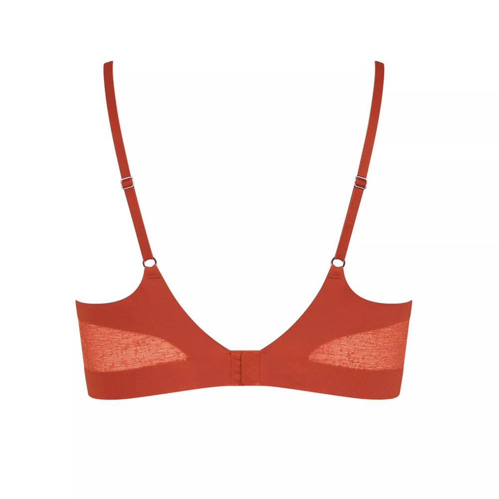 Sloggi S By Superb Padded Bra Haute Orange | 46285-LECI