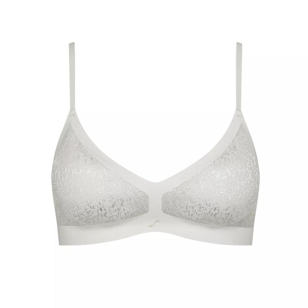 Sloggi S By Superb Padded Bra Moonstone Grey | 71256-ZDRJ