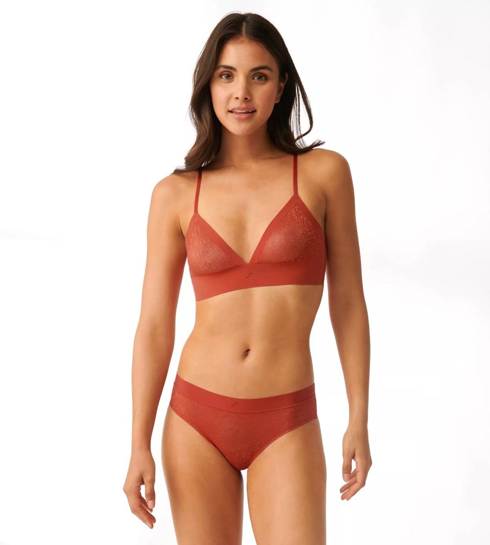 Sloggi S By Superb Soft Bra Haute Orange | 15748-UAZM