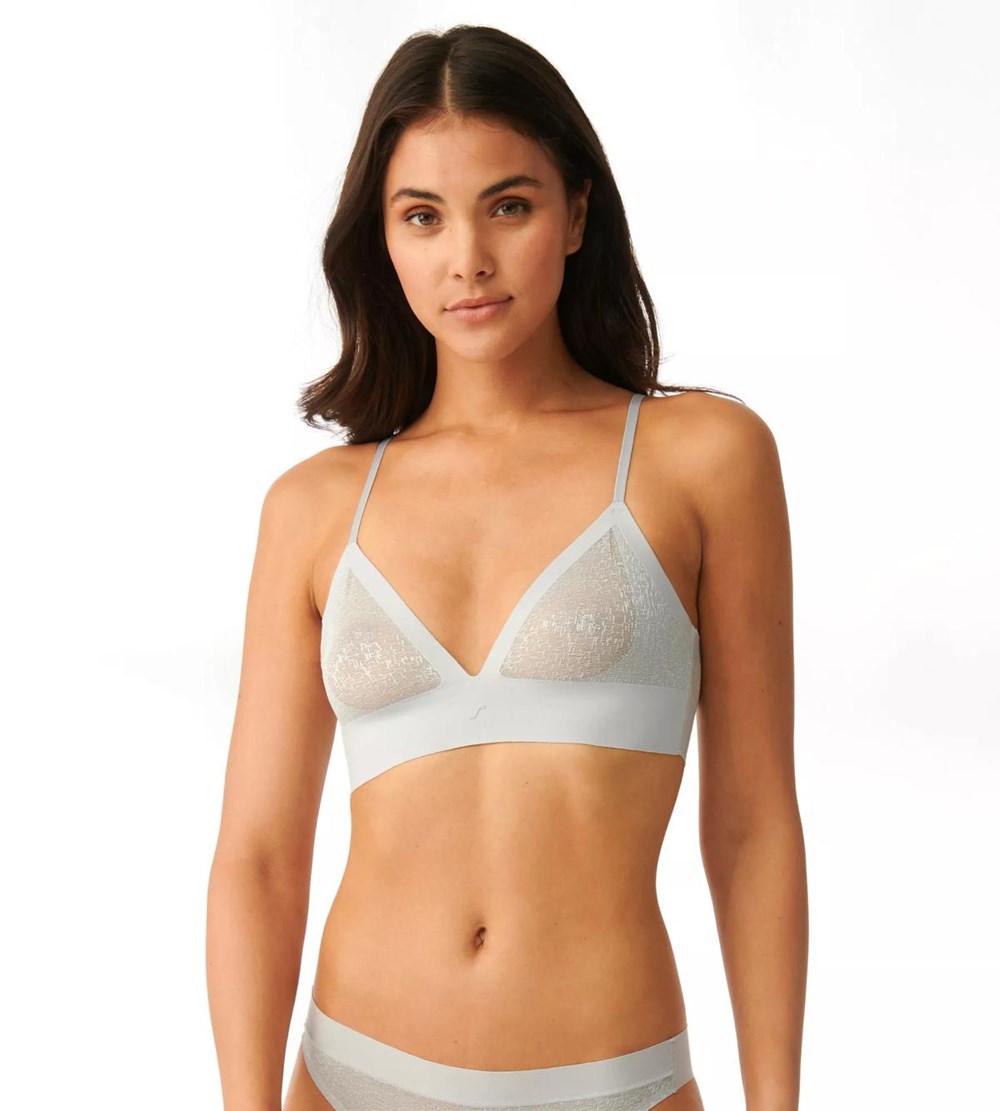 Sloggi S By Superb Soft Bra Moonstone Grey | 69803-ADBM