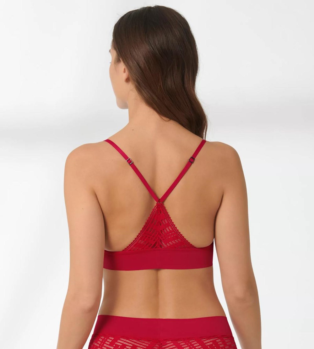 Sloggi S Seven Bralette Mars Red | 91847-GMOI