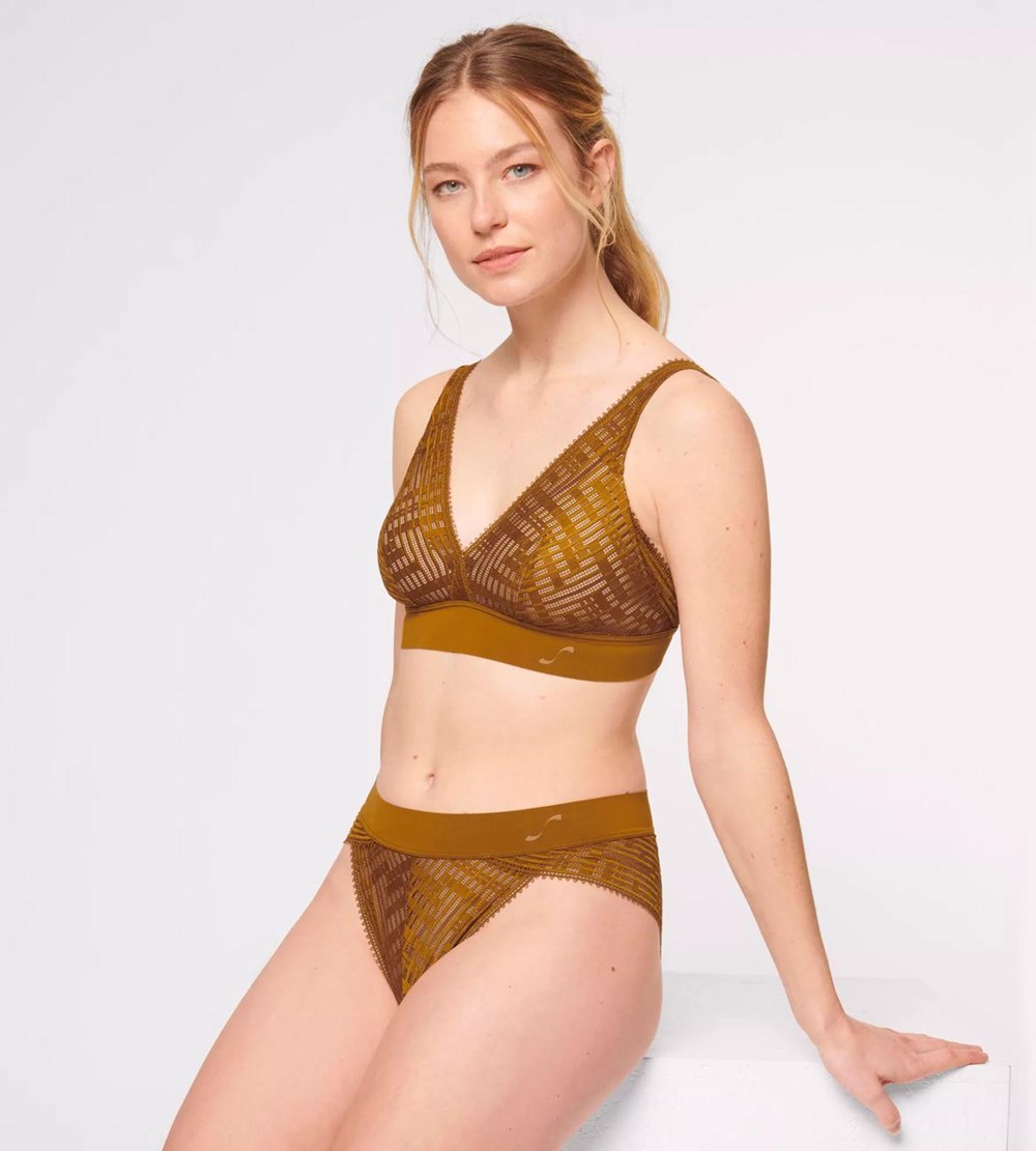 Sloggi S Seven Padded Bra Honey gold | 24783-GWVF