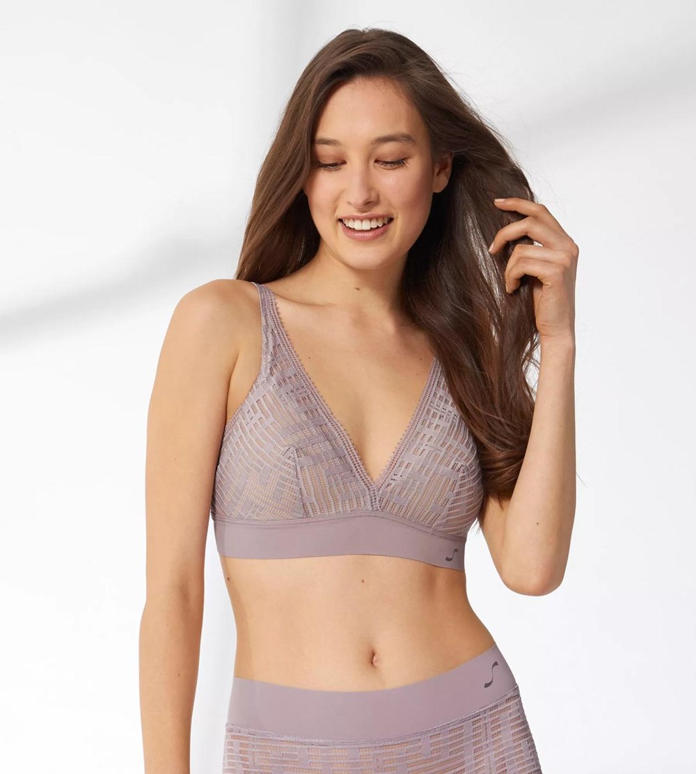 Sloggi S Seven Padded Bra Sea Fog | 49325-YQEM