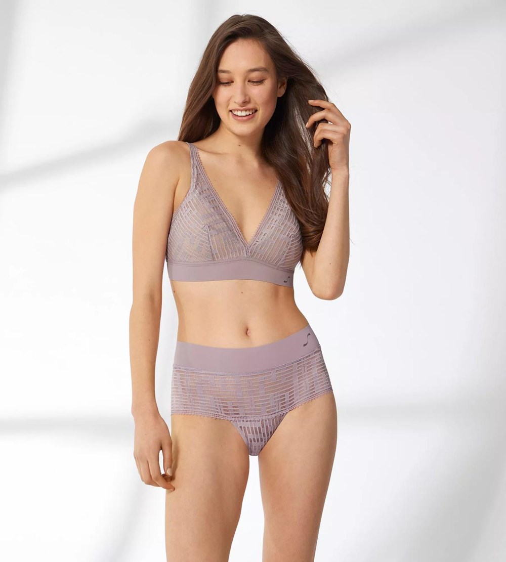 Sloggi S Seven Padded Bra Sea Fog | 49325-YQEM