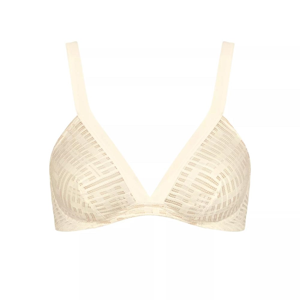 Sloggi S Seven Soft Bra Ecru White | 04576-CHWN