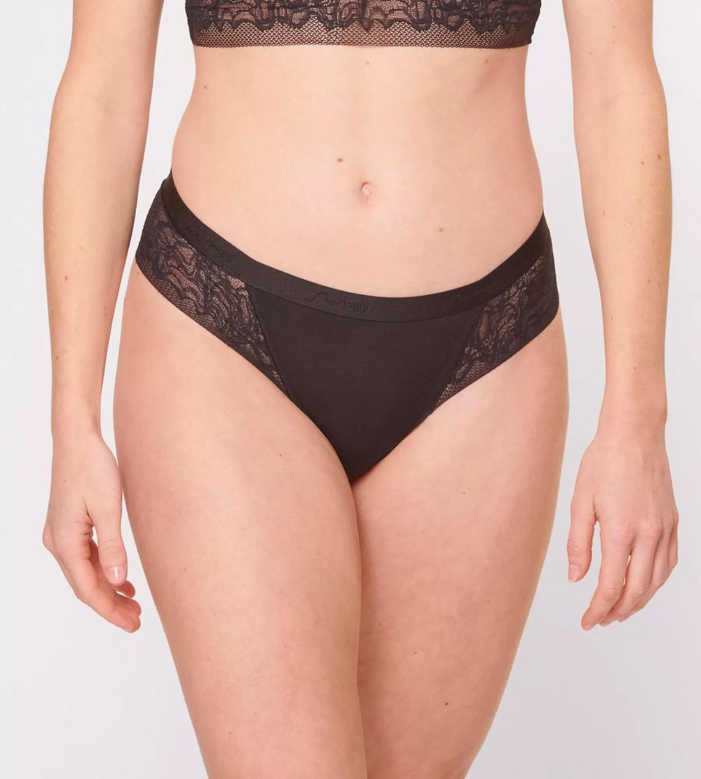 Sloggi S Shadow Brazilian Brief Black | 34752-AVIS