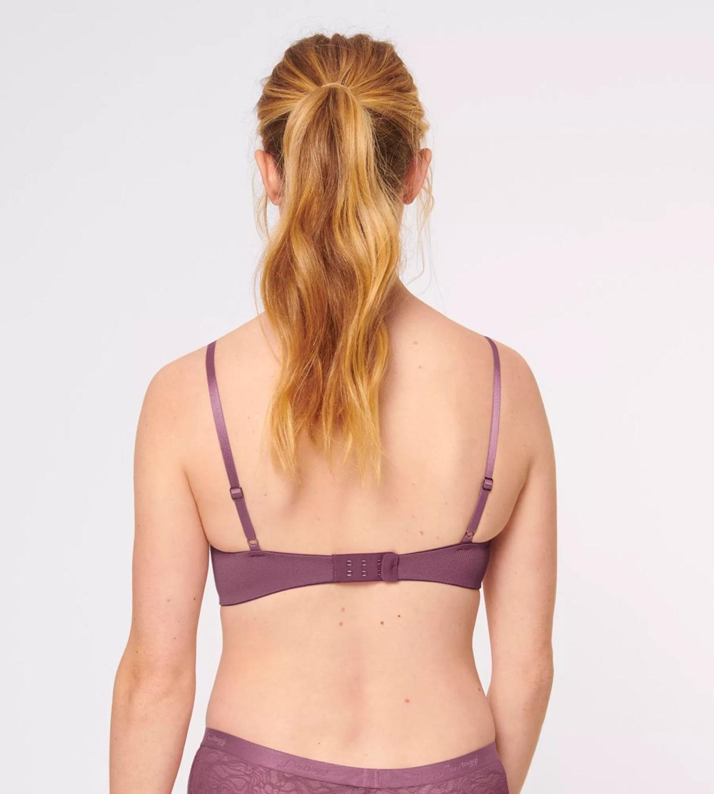 Sloggi S Shadow Soft Bra Lila Clover | 85069-HBNK