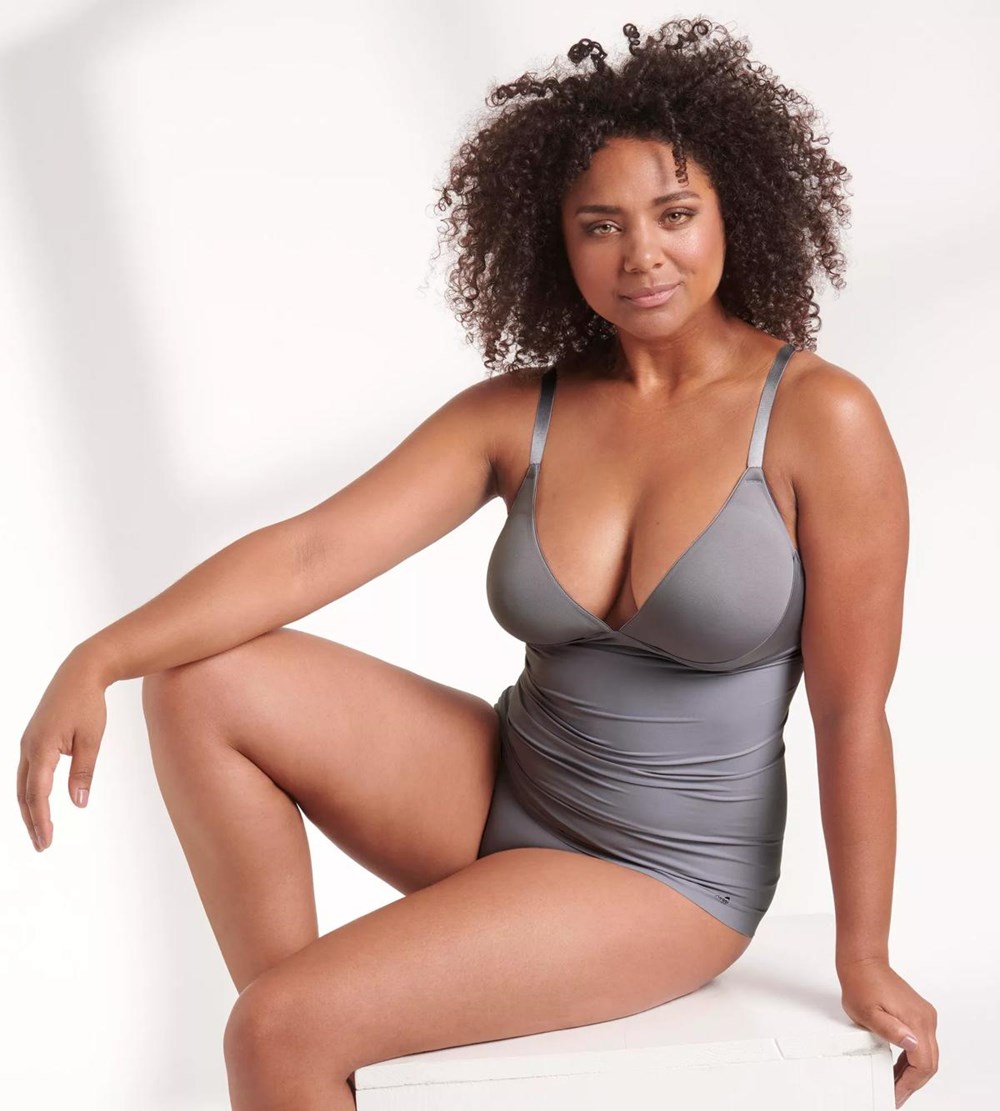 Sloggi S Smooth Bra-shirt Grey shadow | 91254-YHXG