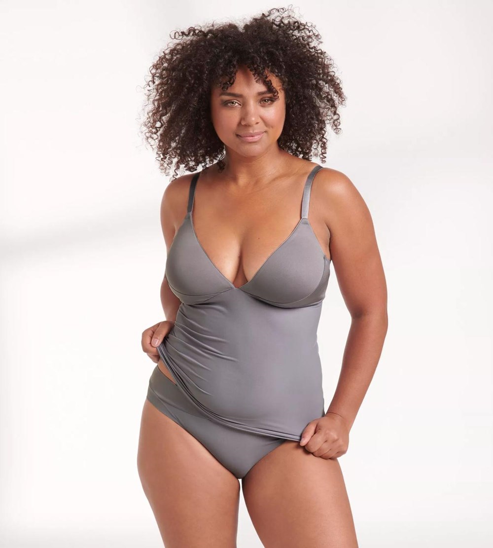 Sloggi S Smooth Bra-shirt Grey shadow | 91254-YHXG