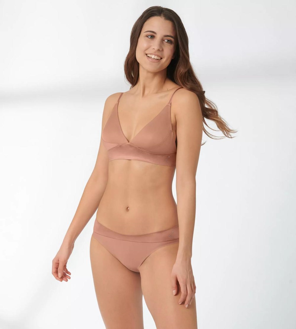 Sloggi S Smooth Padded Bra Sunkiss | 14537-GASV