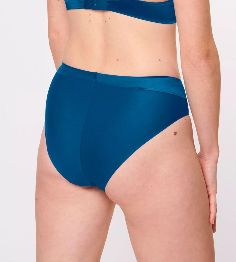 Sloggi S Smooth Tai Brief Lagoon Blue | 81327-UKFL