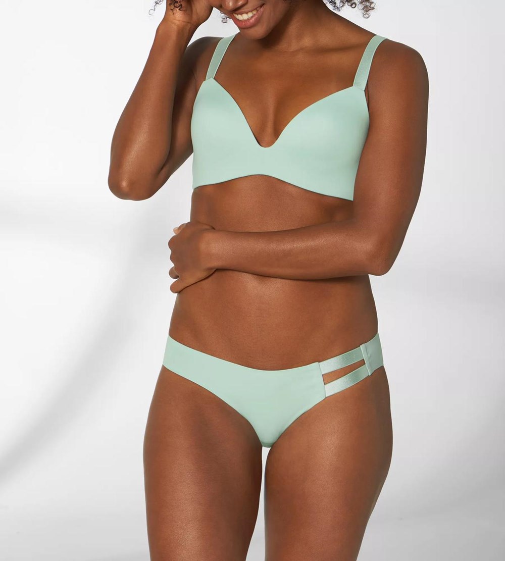 Sloggi S Substance Padded Bra Misty Turquoise | 62537-SMJA