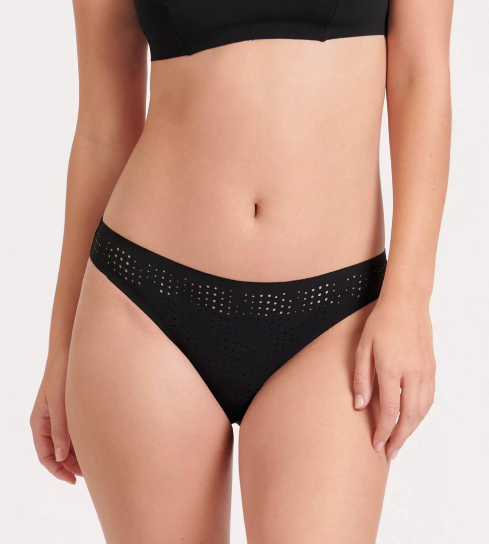 Sloggi Shore Arienzo Bikini Midi Brief Black | 02613-BOGW