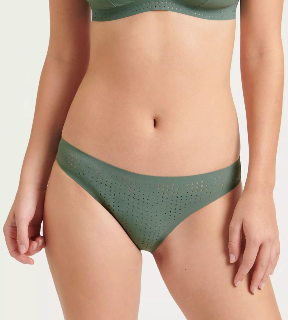 Sloggi Shore Arienzo Bikini Midi Brief Urban green | 67513-YMWQ