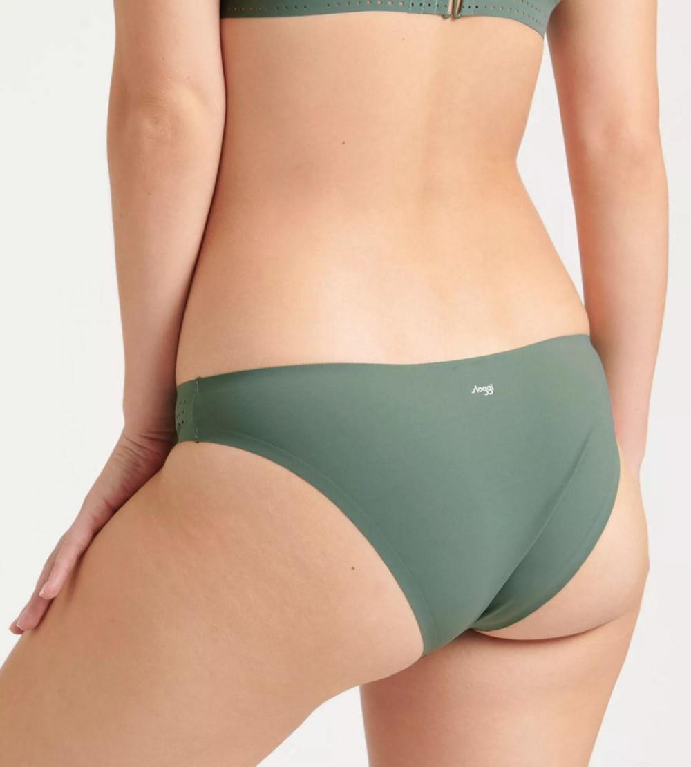 Sloggi Shore Arienzo Bikini Midi Brief Urban green | 67513-YMWQ