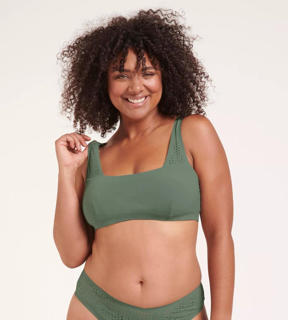 Sloggi Shore Arienzo Bikini Top Urban green | 94628-TAOR