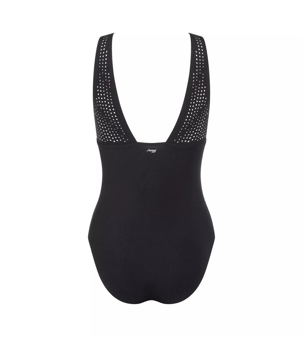 Sloggi Shore Arienzo Swimsuit Black | 52084-VKGF