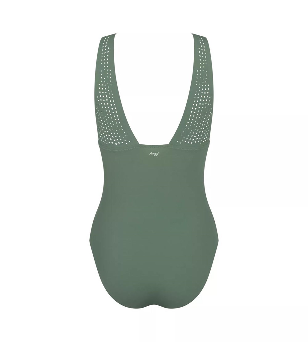 Sloggi Shore Arienzo Swimsuit Urban green | 72604-EJLV