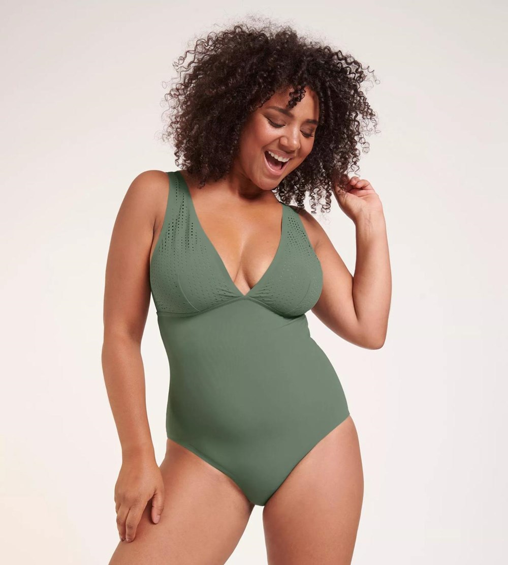 Sloggi Shore Arienzo Swimsuit Urban green | 72604-EJLV