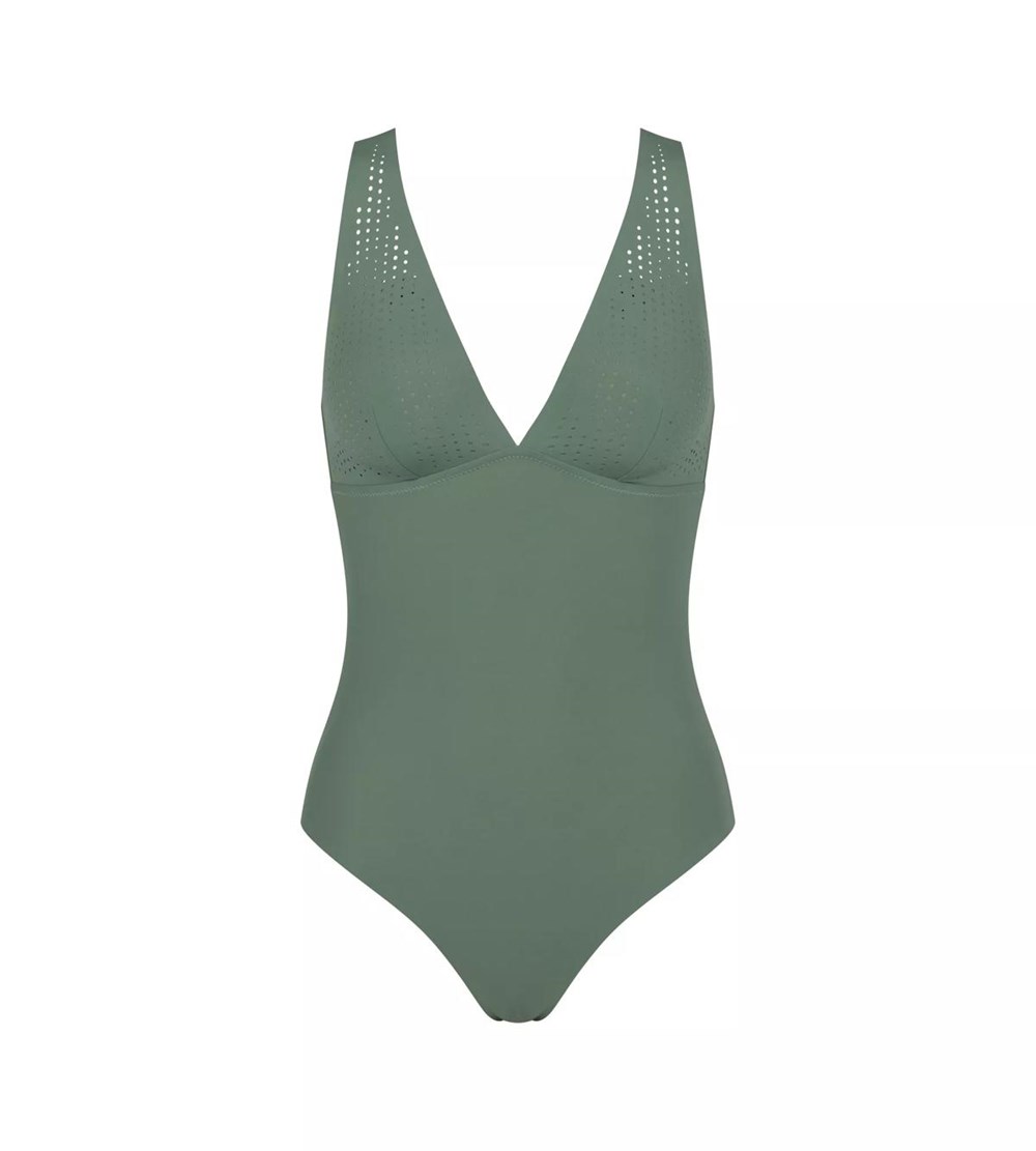 Sloggi Shore Arienzo Swimsuit Urban green | 72604-EJLV