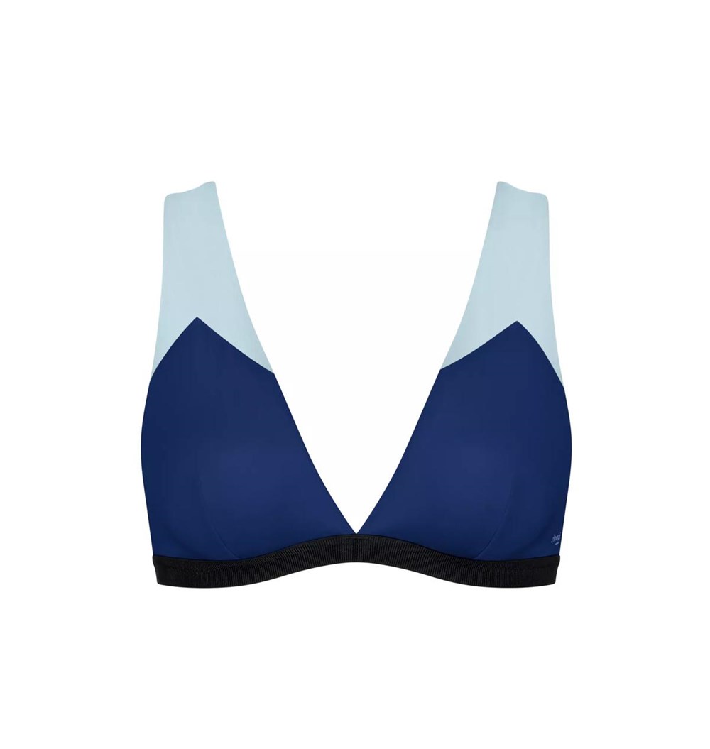 Sloggi Shore Blue Acara Bikini Top Twilight Blue | 07235-FYGK