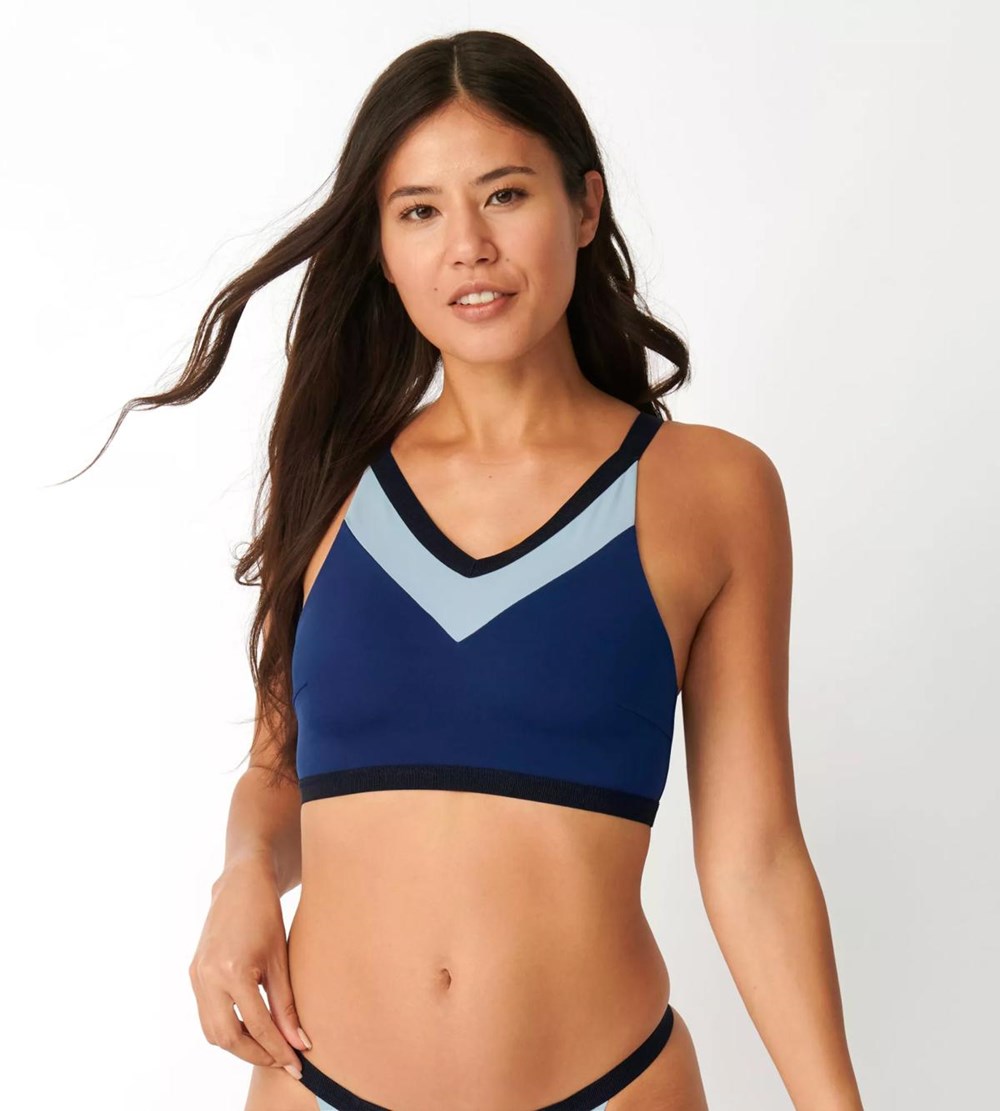 Sloggi Shore Blue Acara Bikini Top Twilight Blue | 31407-YURO