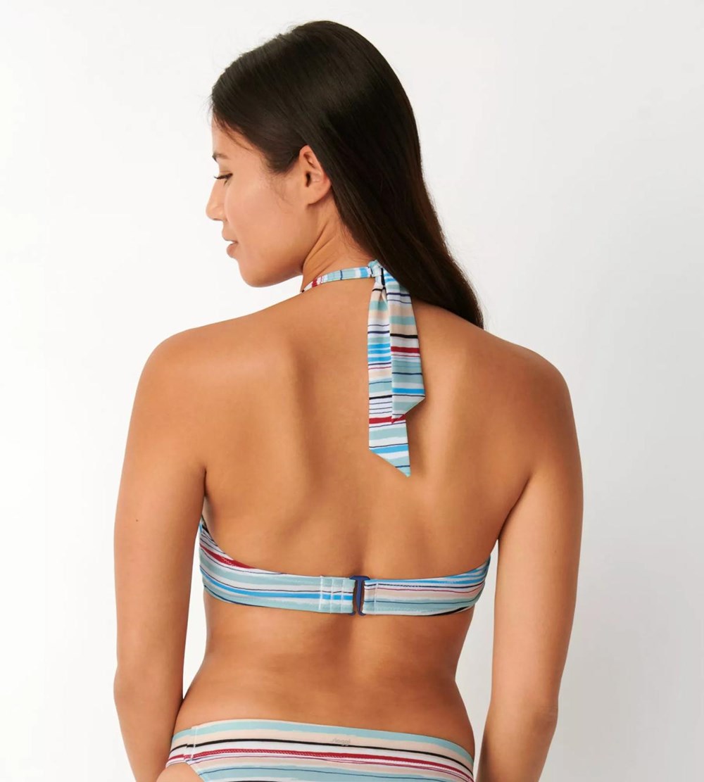 Sloggi Shore Candy Basslet Bikini Top Padded Blue - Light Combination | 35206-WJGT