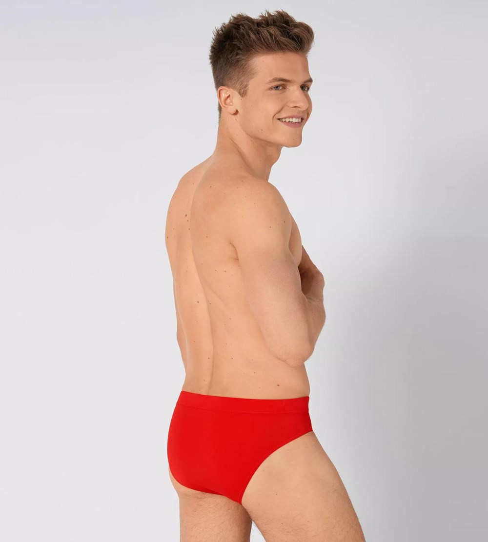 Sloggi Shore Chukk Swim Slip Bright Red | 87459-NXCR